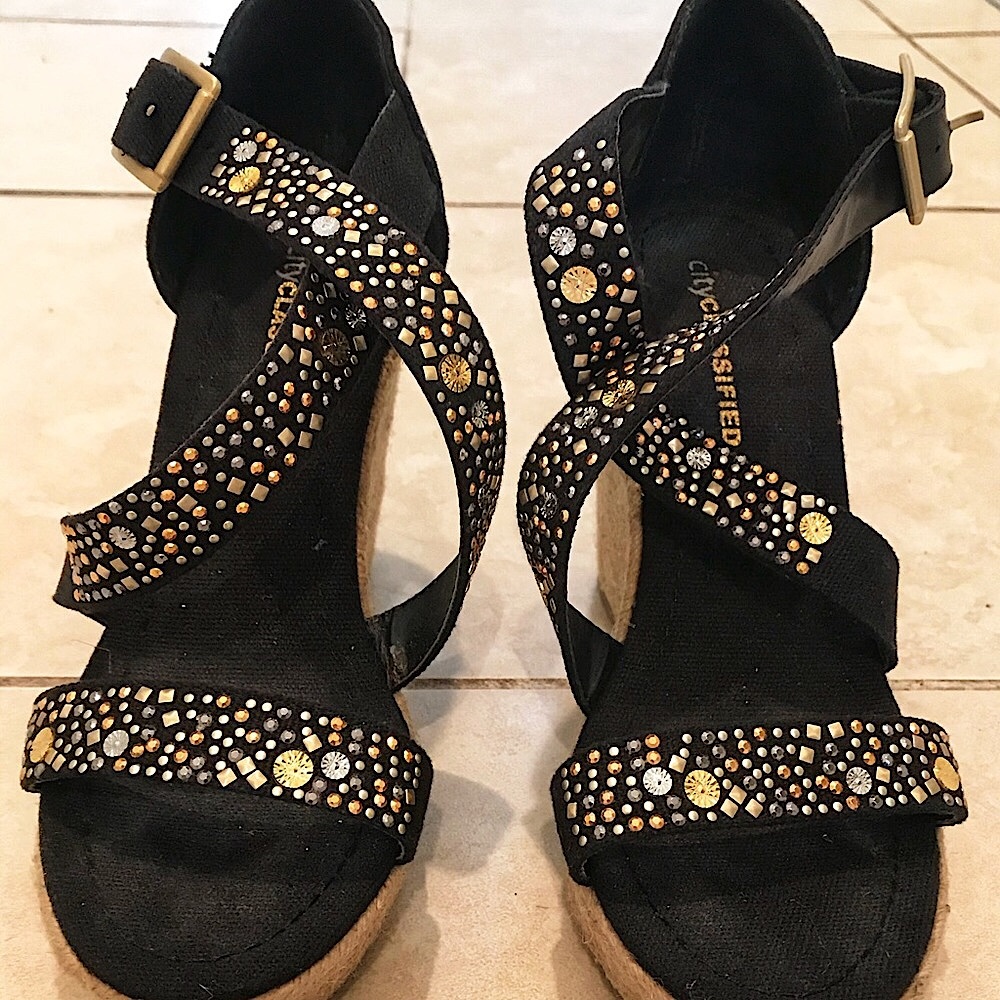 Rhinestone Wedges